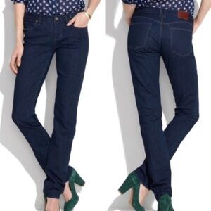 Madewell rail straight jeans size 26X32 98% cotton 2% spandex classic denim jean